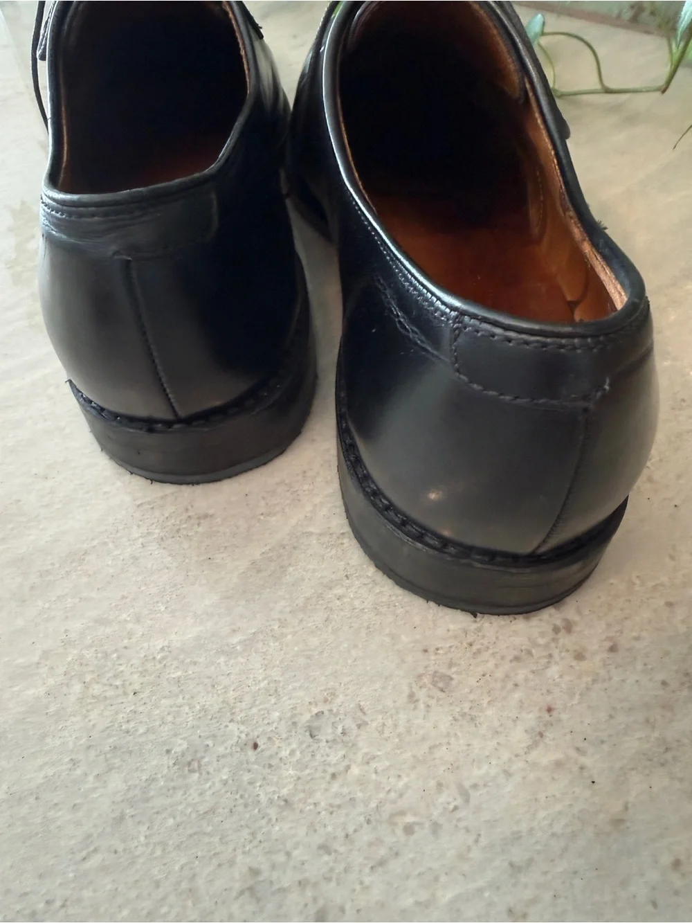 Allen Edmonds Delray Black Leather Split Toe Derby Dress Shoes Men’s 11D